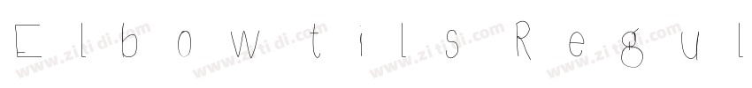 Elbow tils Regular字体转换